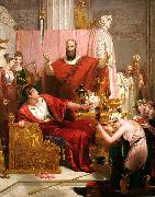 Richard Westall Sword of Damocles oil painting artist